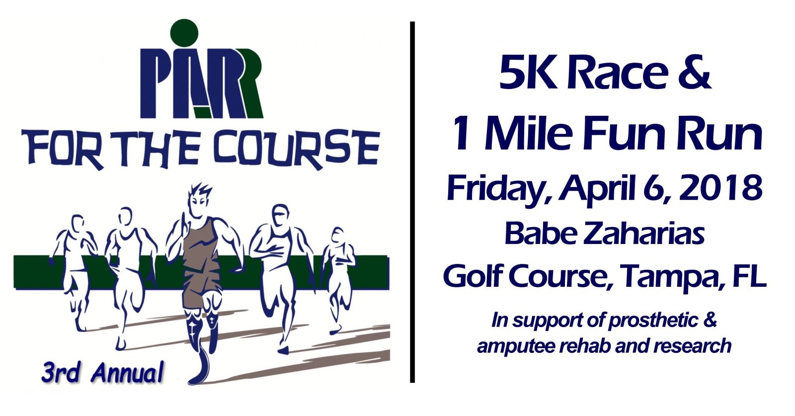 3rd Annual PARR for the Course 5K/1Mile Run